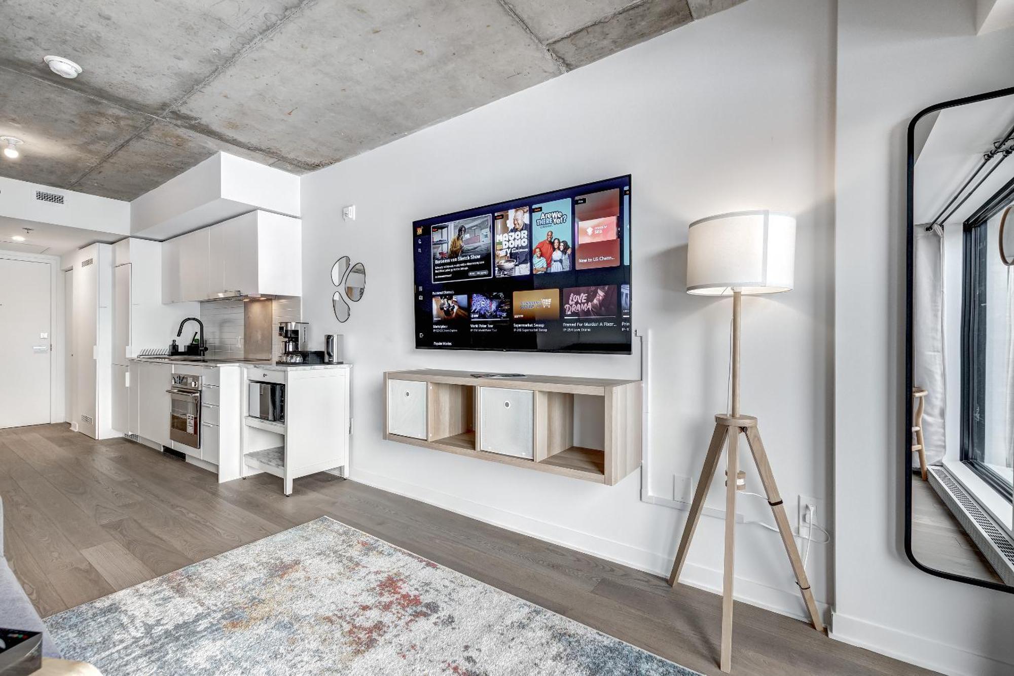 Magnifique Studio Au Centre-Ville A 5 Min A Pied De Tout 蒙特利尔 外观 照片