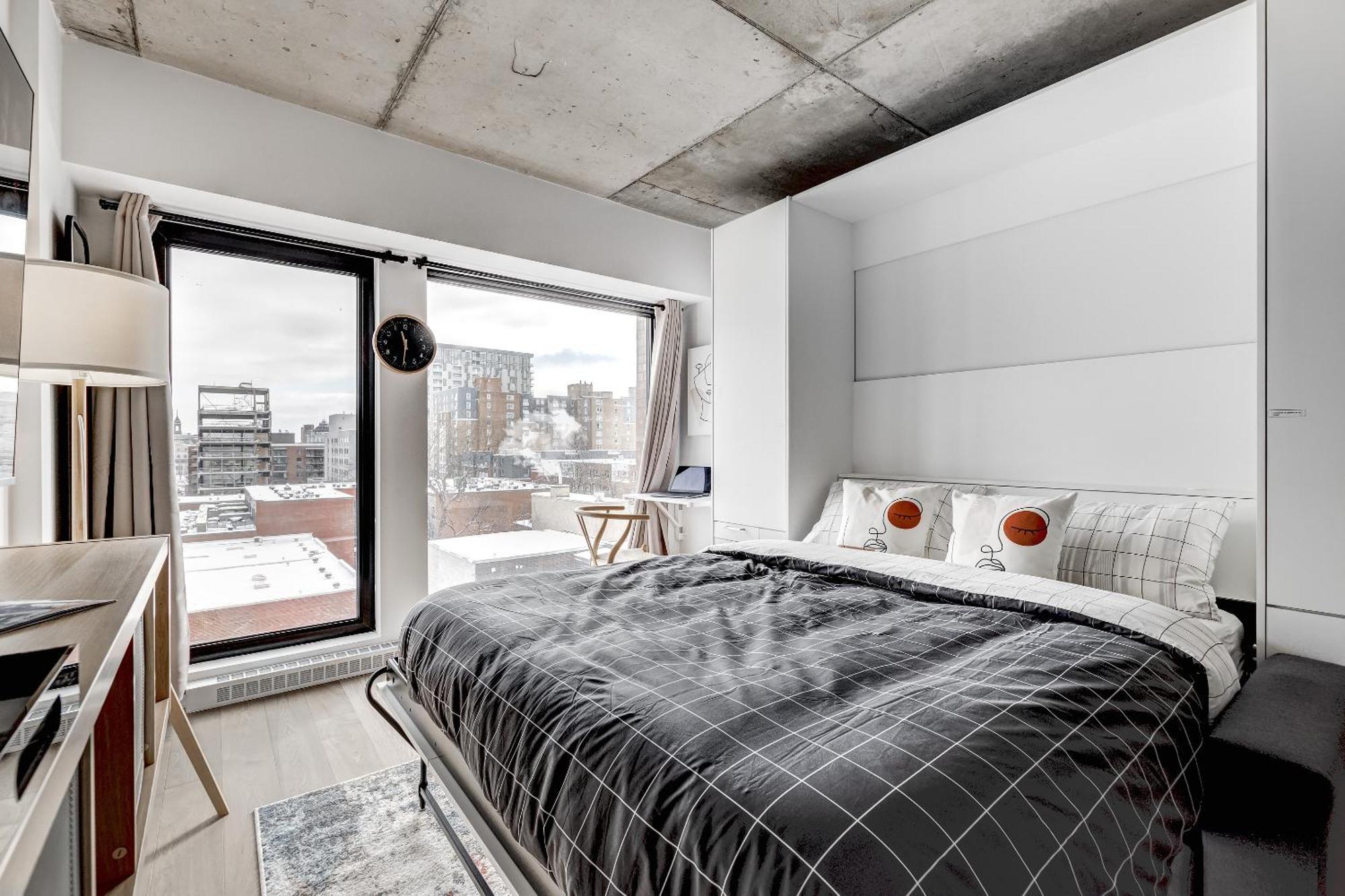 Magnifique Studio Au Centre-Ville A 5 Min A Pied De Tout 蒙特利尔 外观 照片