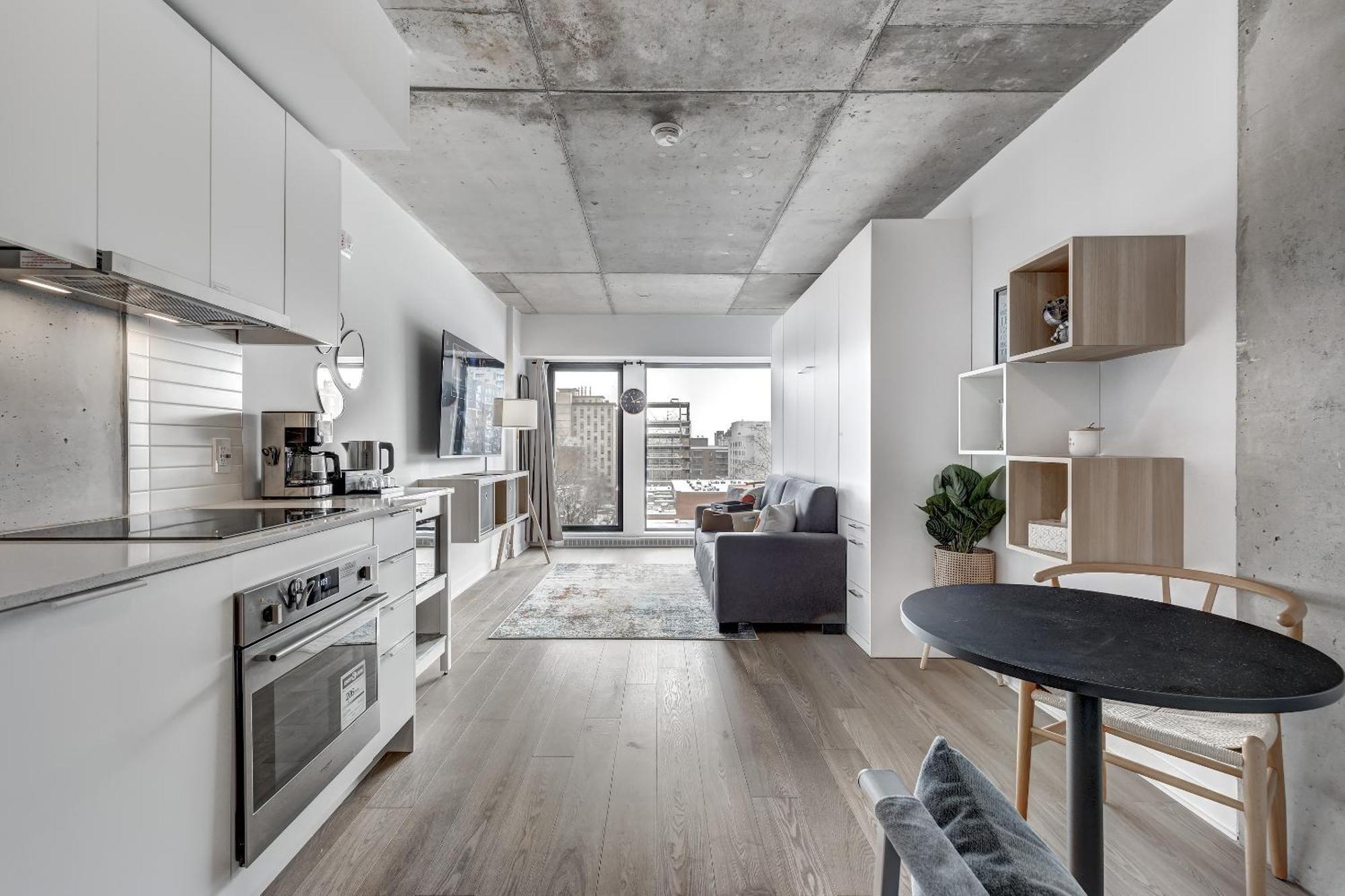 Magnifique Studio Au Centre-Ville A 5 Min A Pied De Tout 蒙特利尔 外观 照片